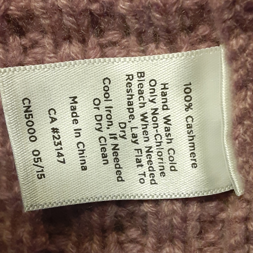 Talbots Shawl Collar Pure Cashmere Cardigan - Picture 7 of 9